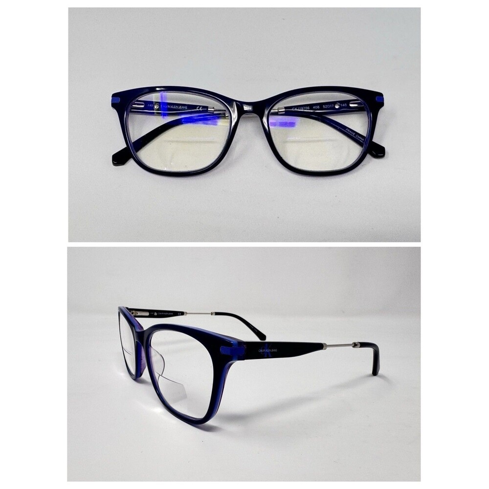 Calvin Klein CKJ18706 Eyeglass Frames Only 52-17-140 Blue 408
